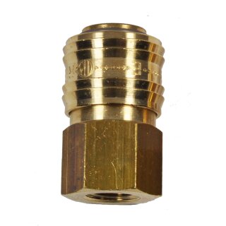 Druckluft Kupplung Messing Innengewinde 3/8"