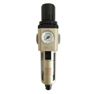 Druckluft Filter Druckregler Druckminderer mit Manometer 3/4"