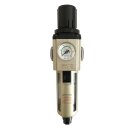 Druckluft Filter Druckregler Druckminderer mit Manometer...