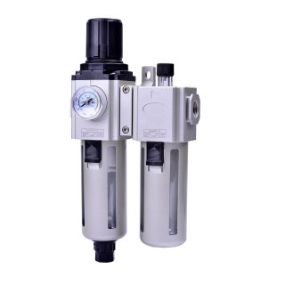 Druckregler Druckminderer Wartungseinheit 1/4" Wasserabscheider Manometer Filter 