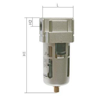 Druckluft Filter EcoLine automatische Entwässerung