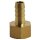 Gewindetülle Messing IG 1/8" 6 mm
