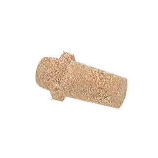 Schalldämpfer Sinterbrpnze mit Sechskant 1/8"