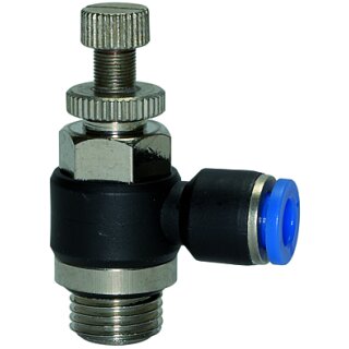 Zuluftdrosselventil Steckverbinder 1/8" 8 mm