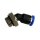 Steckverschraubung 45° mit zylindrischen Gewinde G1/8" 4 mm