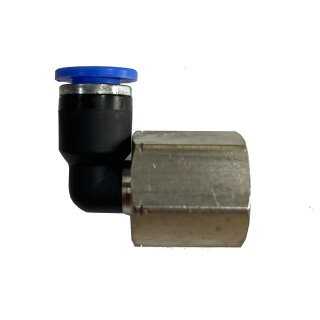 L-Steckverschraubung mit zylindrischen Innengewinde G 1/4" 8 mm