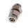 Gerade Verschraubung mit AG, Messing vernickelt 1/2" 10 x 8