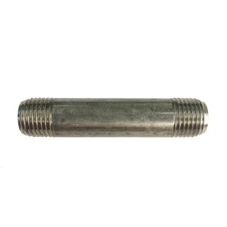 Rohrnippel Gewindeverlängerung Edelstahl, 1/8" - 40 mm