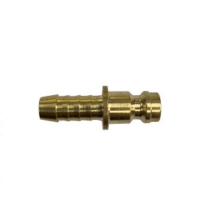 Druckluft Stecknippel NW 5, Messing, Schlauchanschluss 9 mm