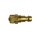 Druckluft Stecknippel NW 5, Messing, mit Überwurfmutter, Schlauchanschluss 6 x 4