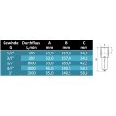 FUTURA Aktivkohlefilter Futura 0,005 mg/m³ 1/4" 1