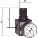 Multifix Druckregler 1/4" 0,5 - 16 bar 1