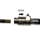 Reifenfüller mit Fahrradventil Adapter Set, 0-12 bar / psi neuer Patentanschluss